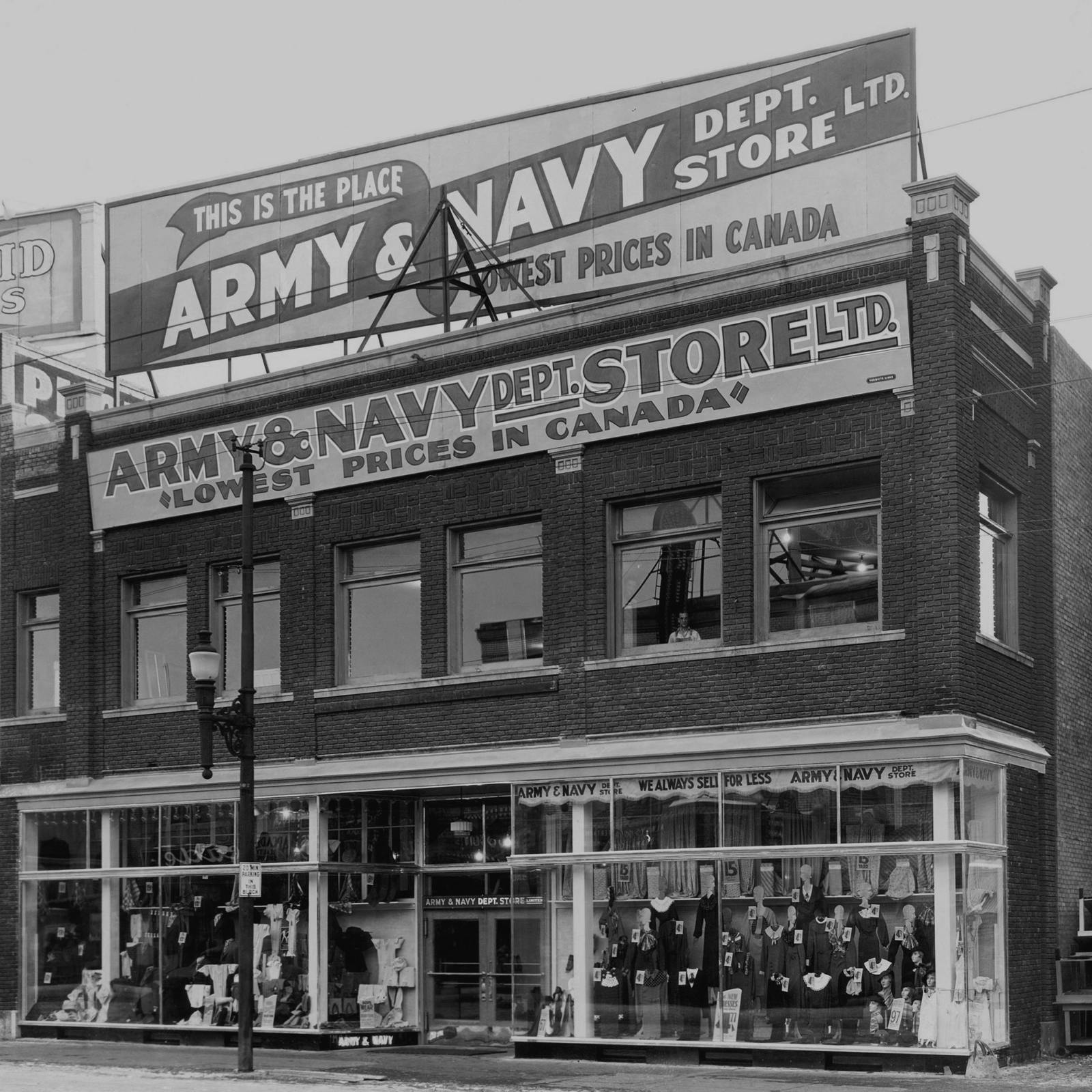 Army & Navy Department Store Vintage
