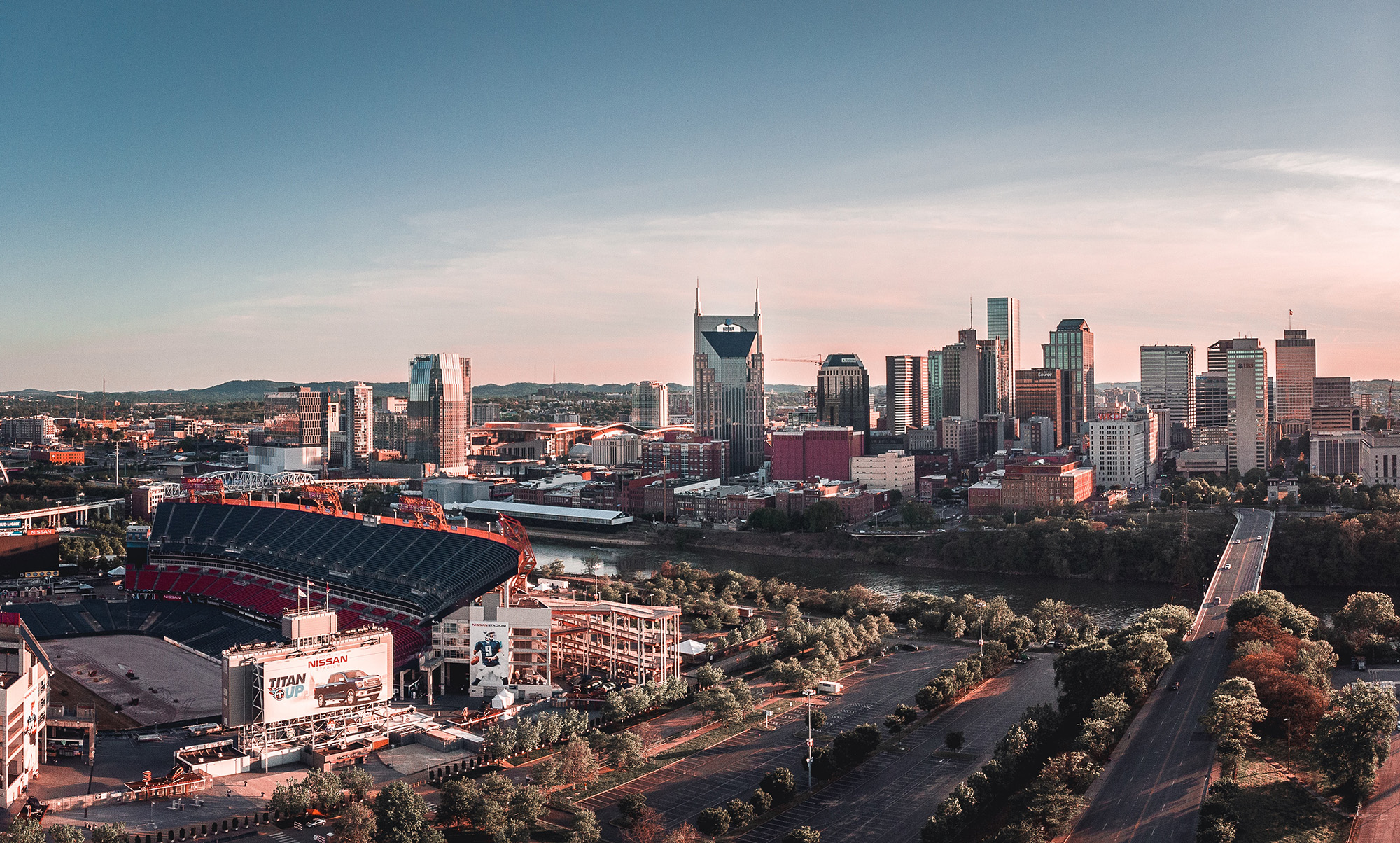 Aeril view of Nashville